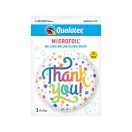 Sretan rođendan Confetti Thank You folija balon 46 cm