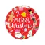 Božić Merry Božićni ukrasi, folijski balon 46 cm