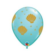 Ocean Sea Balon od školjke, balon 6 kom 11 inča (28 cm)