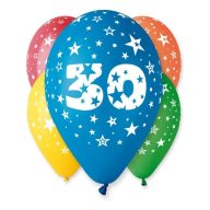   Sretan rođendan Star Sretan rođendan 30 balona, balon set od 5 komada 12 inča (30cm)