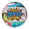 Super Birthday Comic fólia lufi 46 cm (WP)