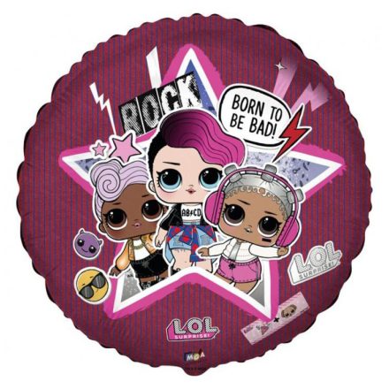 LOL Surprise born to be bad fólia lufi 45cm