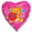 Szerelem Teddy fólia lufi 46 cm (WP)