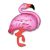 Flamingó fólia lufi 61cm