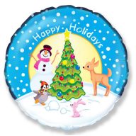 Božić Holiday folija balon 48 cm