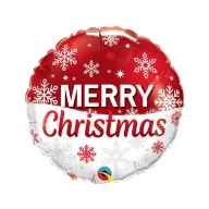 Božić Snowflakes i folija balon 46 cm
