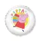 Peppa malac White fólia lufi 48 cm (WP)