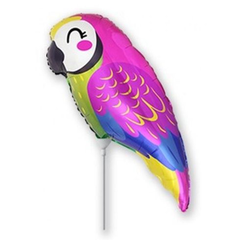Parrot papagáj fólia lufi 36cm
