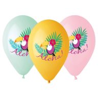 Tukan Toucan Aloha, balon, set od 5 komada 13 inča (33 cm)