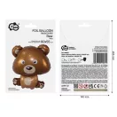 Maci Brown Teddy fólia lufi 60 cm