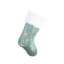 Rénszarvas Frosty Blue Karácsonyi kandalló zokni, csizma 49 cm