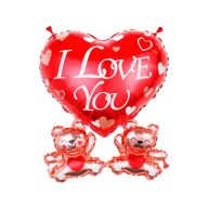 Ljubav Teddy Bears folijski balon 48 cm