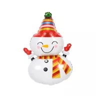 Hóember Happy fólia lufi 81 cm