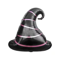 Boszorkány kalap Black fólia lufi 51 cm