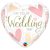 Wedding Day Hearts esküvő fólia lufi 46cm