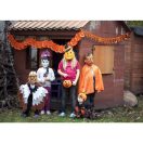 Noć vještica Halloween Papirna girlanda s bundevom 300 cm