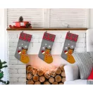 Karácsonyi Reindeer kandalló zokni, csizma 51 cm