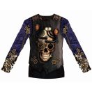 Kalóz Skull 3D férfi póló, felső L