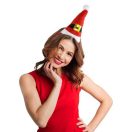 Božić Santa Božićna kapa obruč 11x19 cm