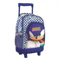   Sonic a sündisznó Modern prémium gurulós iskolatáska, táska 44 cm