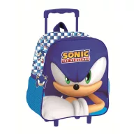   Sonic a sündisznó Modern gurulós ovis 3D hátizsák, táska 32 cm