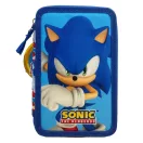 Sonic a sündisznó Modern tolltartó töltött 3 emeletes Giotto
