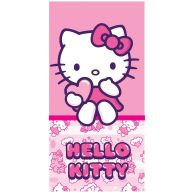   Hello Kitty Pinky Heart kupaonski ručnik, plažni ručnik 70x140 cm (brzo sušenje)