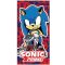 Sonic the Hedgehog Velocity Mode ogrtač za kupanje, ručnik za plažu 70x140 cm (Brzo Sušenje)