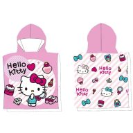   Hello Kitty Fashion pončo ručnik za plažu 50x100 cm (Brzo sušenje)