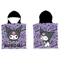   Hello Kitty Kuromi Chaos pončo ručnik za plažu 50x100 cm (Brzo Sušenje)