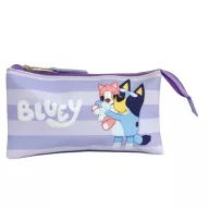Bluey Puppy 3 rekeszes tolltartó 22 cm