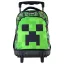Minecraft Face prémium gurulós iskolatáska, táska 44 cm