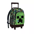 Minecraft Face prémium gurulós iskolatáska, táska 44 cm