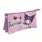 Hello Kitty Kuromi Purple 3 rekeszes tolltartó 22 cm