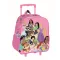 Disney Hercegnők Blossom gurulós ovis 3D hátizsák, táska 32 cm
