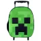 Minecraft Face gurulós ovis 3D hátizsák, táska 32 cm