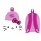 Hello Kitty Pink Bow 3D plüss hátizsák, táska 30 cm
