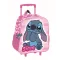 Disney Lilo és Stitch, A csillagkutya Lovely gurulós ovis 3D hátizsák, táska 32 cm