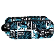 Gamer Press Start 2 rekeszes tolltartó 21 cm
