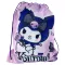 Hello Kitty Kuromi Purple uzsonnás táska 30 cm