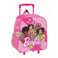 Barbie Dream Squad gurulós ovis 3D hátizsák, táska 32 cm