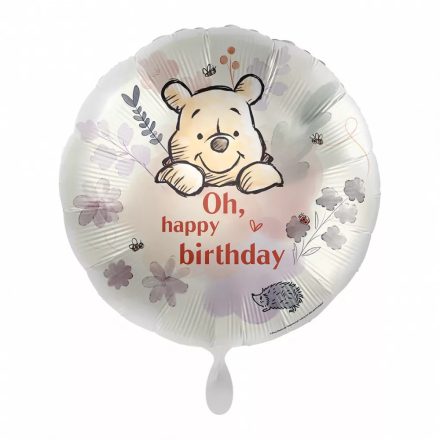 Disney Micimackó whishes happy birthday fólia lufi 43cm