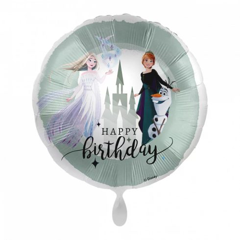 Disney Jégvarázs pastel happy birthday fólia lufi 43cm