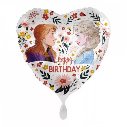 Disney Jégvarázs floral happy birthday fólia lufi 43cm