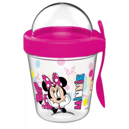 Disney Minnie pohár snack tartó fedéllel 350ml