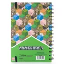Minecraft Blocks A/5 vonalas spirál füzet