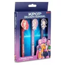 K-pop Démonvadászok Chibi törölhető toll szett 3 db-os