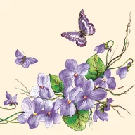 Cvijet Violet salveta 20 kom/set 33x33 cm