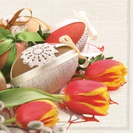 Uskrs Eggs & Catkins salveta set 20 komada 33x33 cm