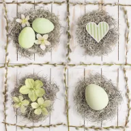 Uskrs Pastel Collage salveta 20 kom 33x33 cm